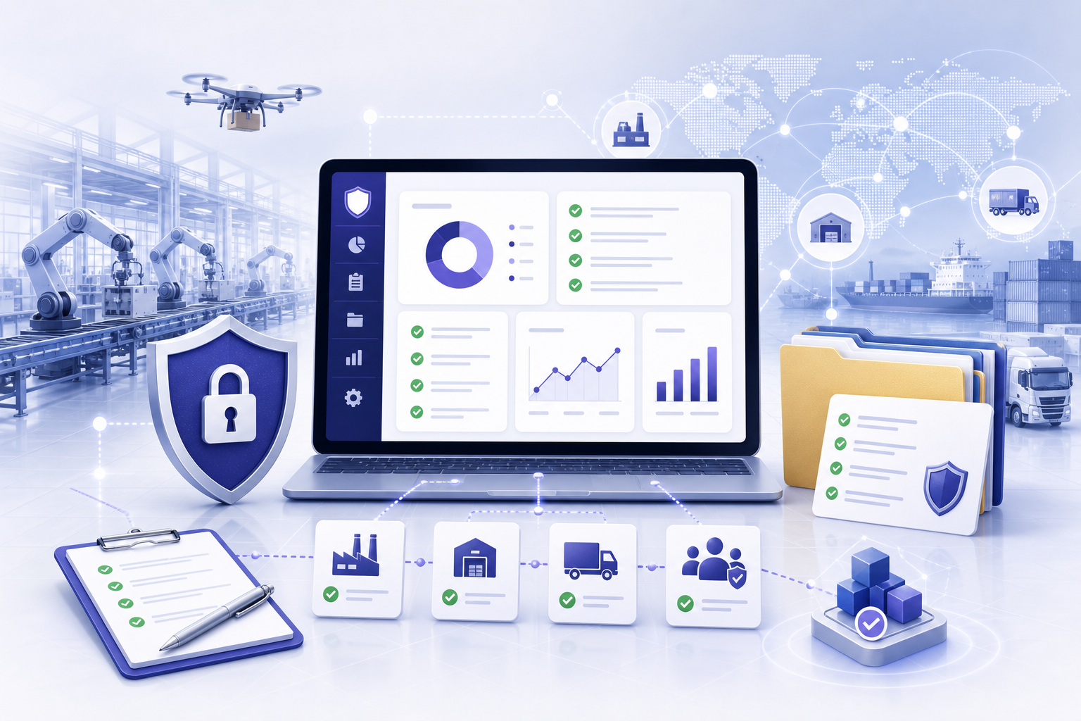 Manufacturing and Supply Chain industry program workspace